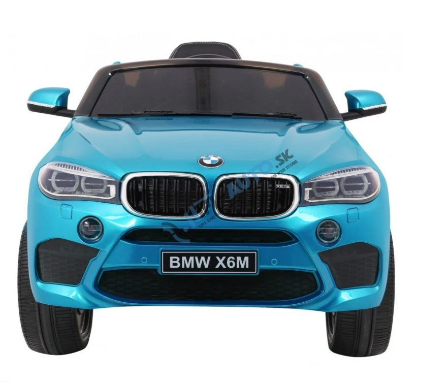 Elektrické autíčko BMW X6 - lakované – modré