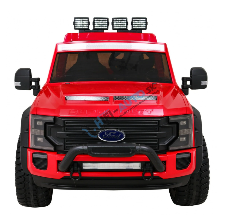 Elektrické autíčko - Ford Super Duty – červené