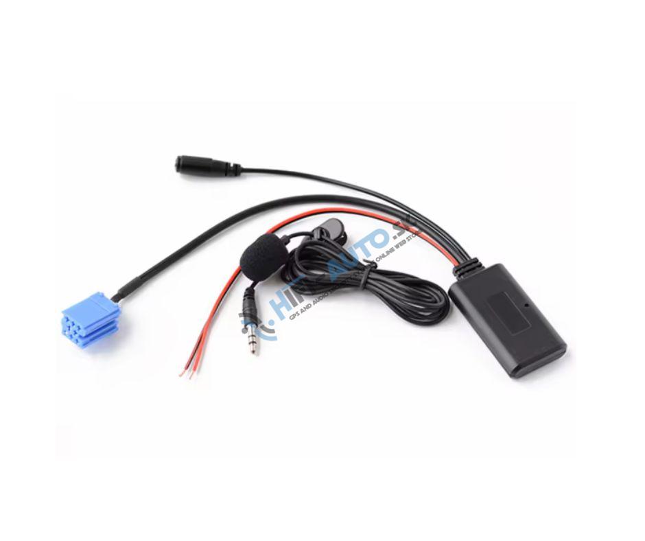 Bluetooth adaptér s mikrofónom AUX/MP3 pre VW, Audi, Škoda, Seat – 8-pin CD menič