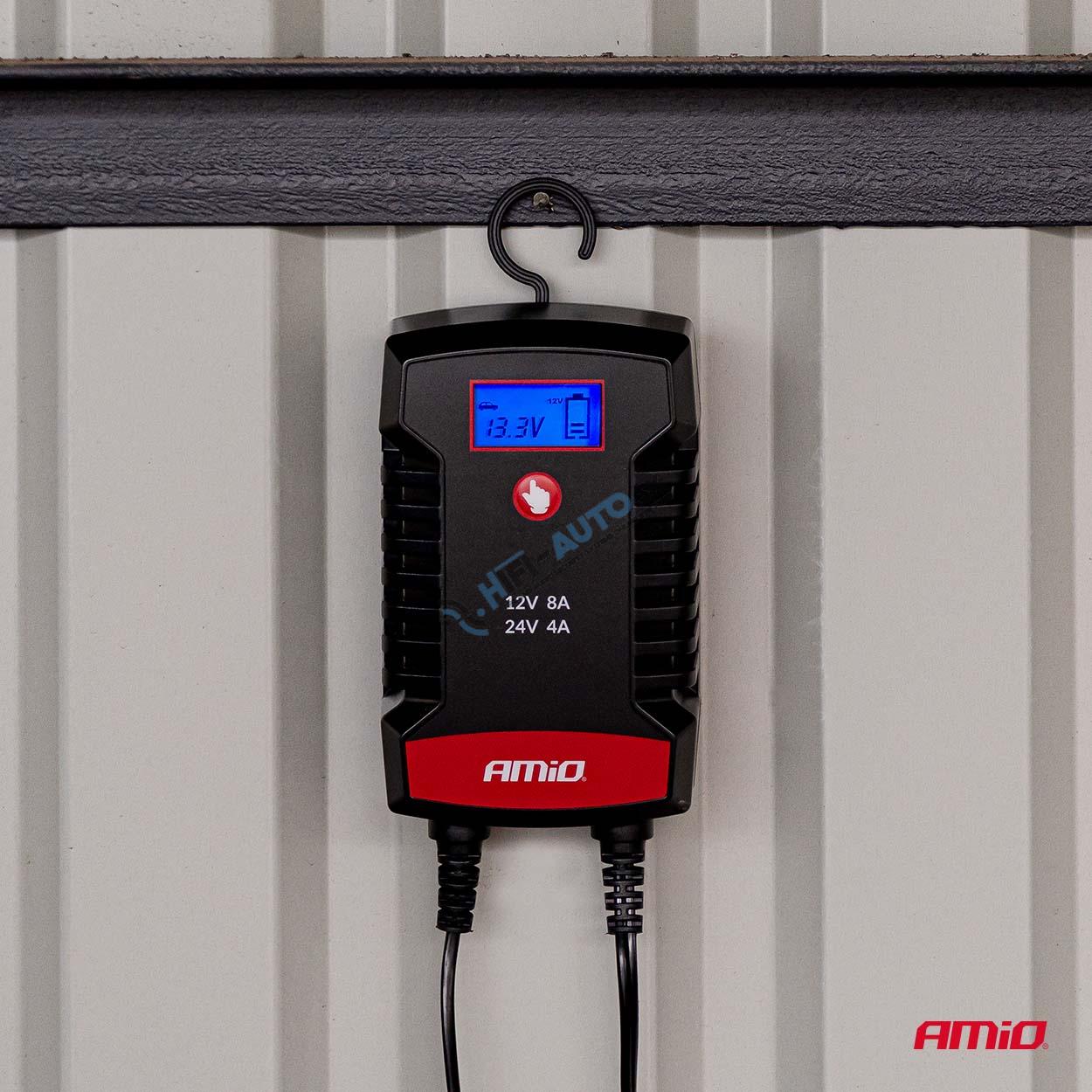 Nabíjačka digitálna AGM GEL STD LiFePo4 MAX 6A 6/12V PRO HOOK