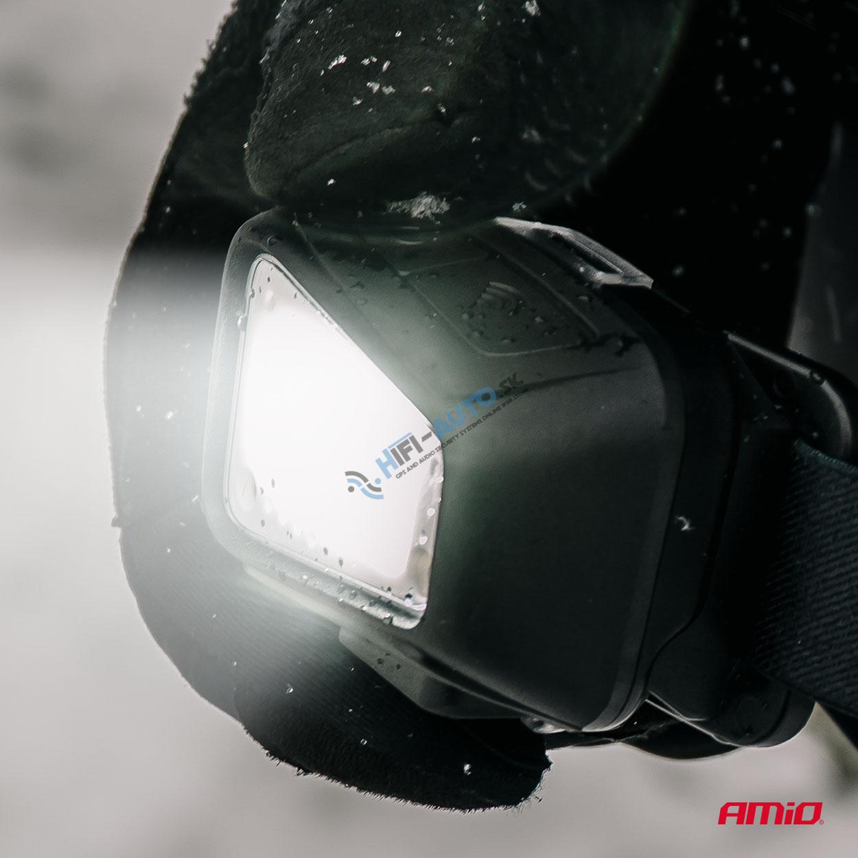 Čelovka LED COB 1800mAh (BATT)