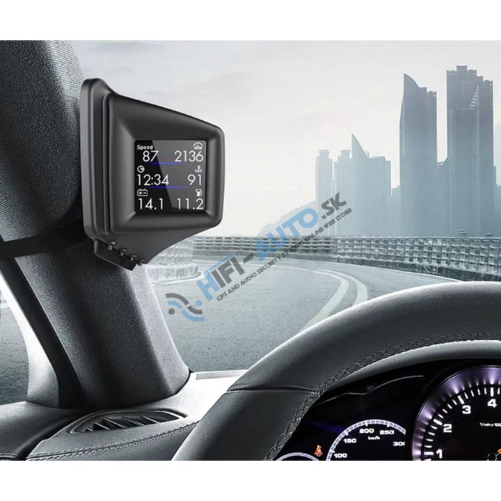 Palubný DISPLEJ 1,88" LCD, OBDII, GPS merač rýchlosti