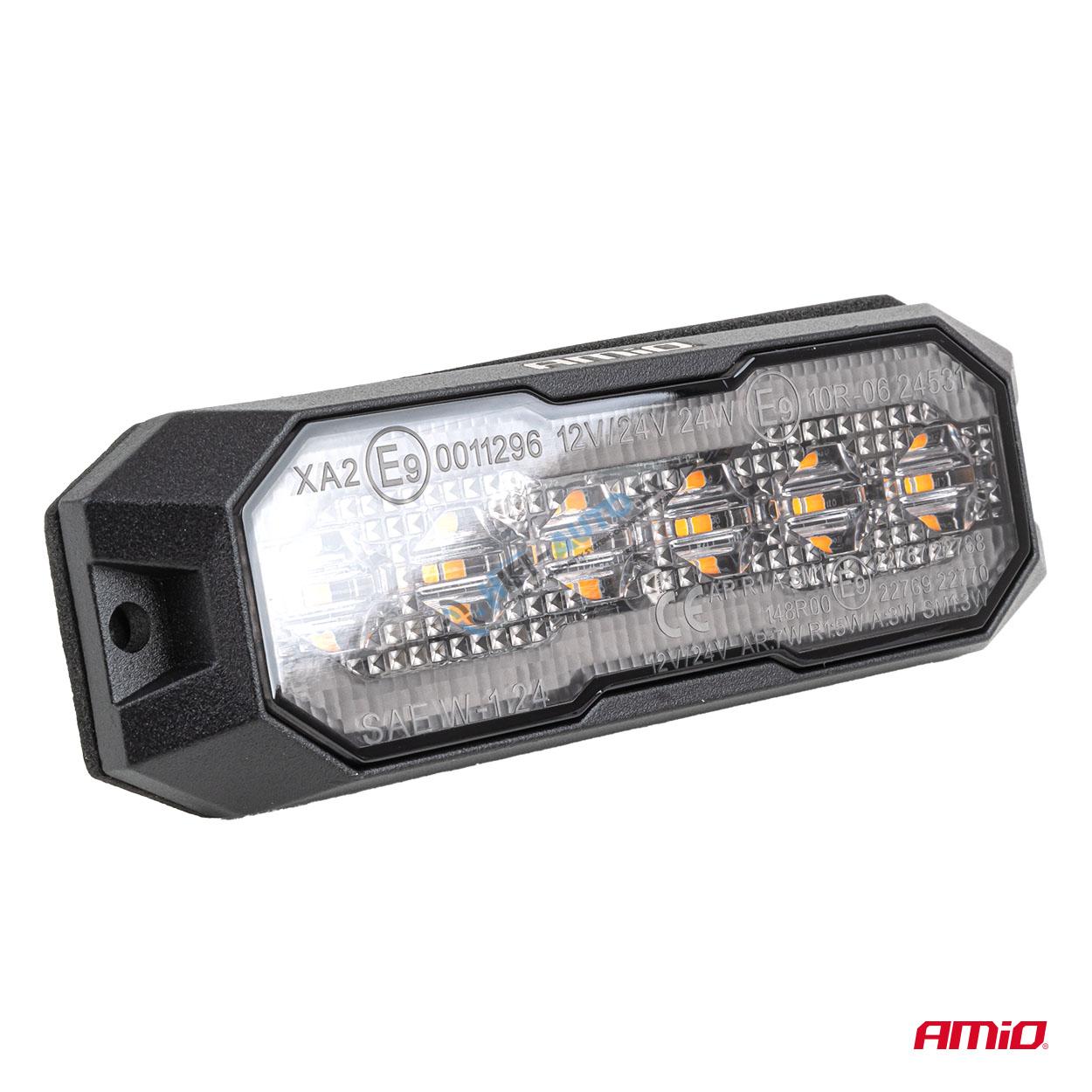 Výstražné osvetlenie SLIM R65 R148 12V 24V 24W