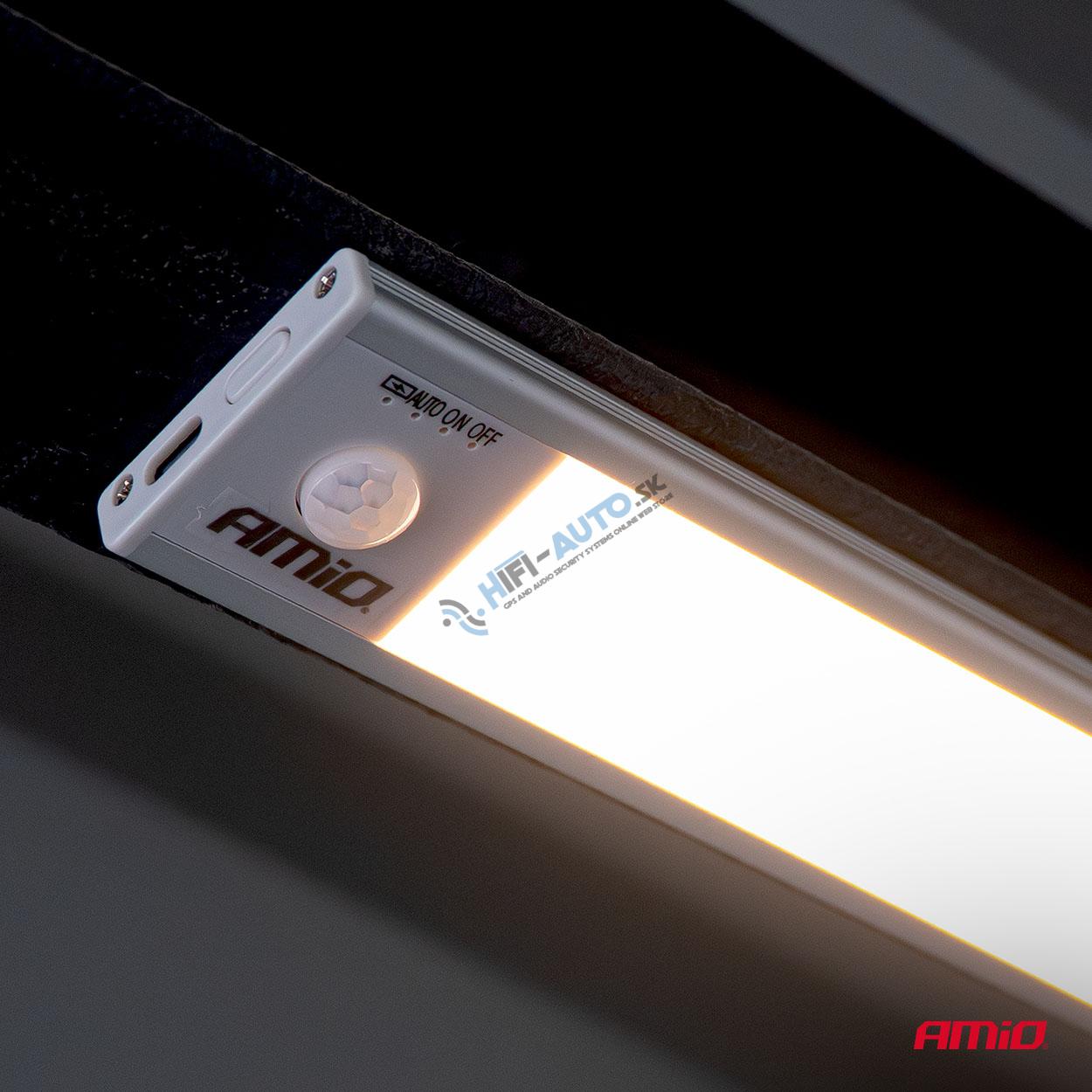 Bezdrôtová LED lampa s pohybovým senzorom 1,2 W 1000 mAh USB-C 23 cm (BATT)