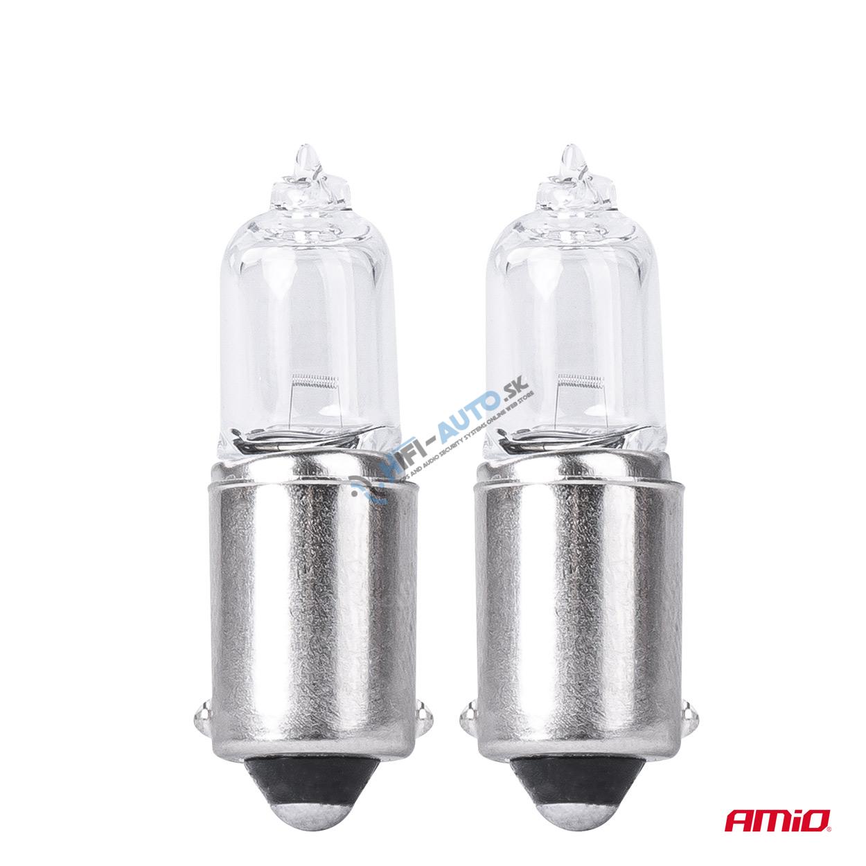 Halogénové žiarovky H10W 12V 10W BAX9S white 2ks blister