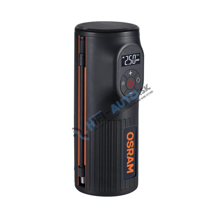 OSRAM Kompaktný akumulátorový automatický digitálny pneu kompresor