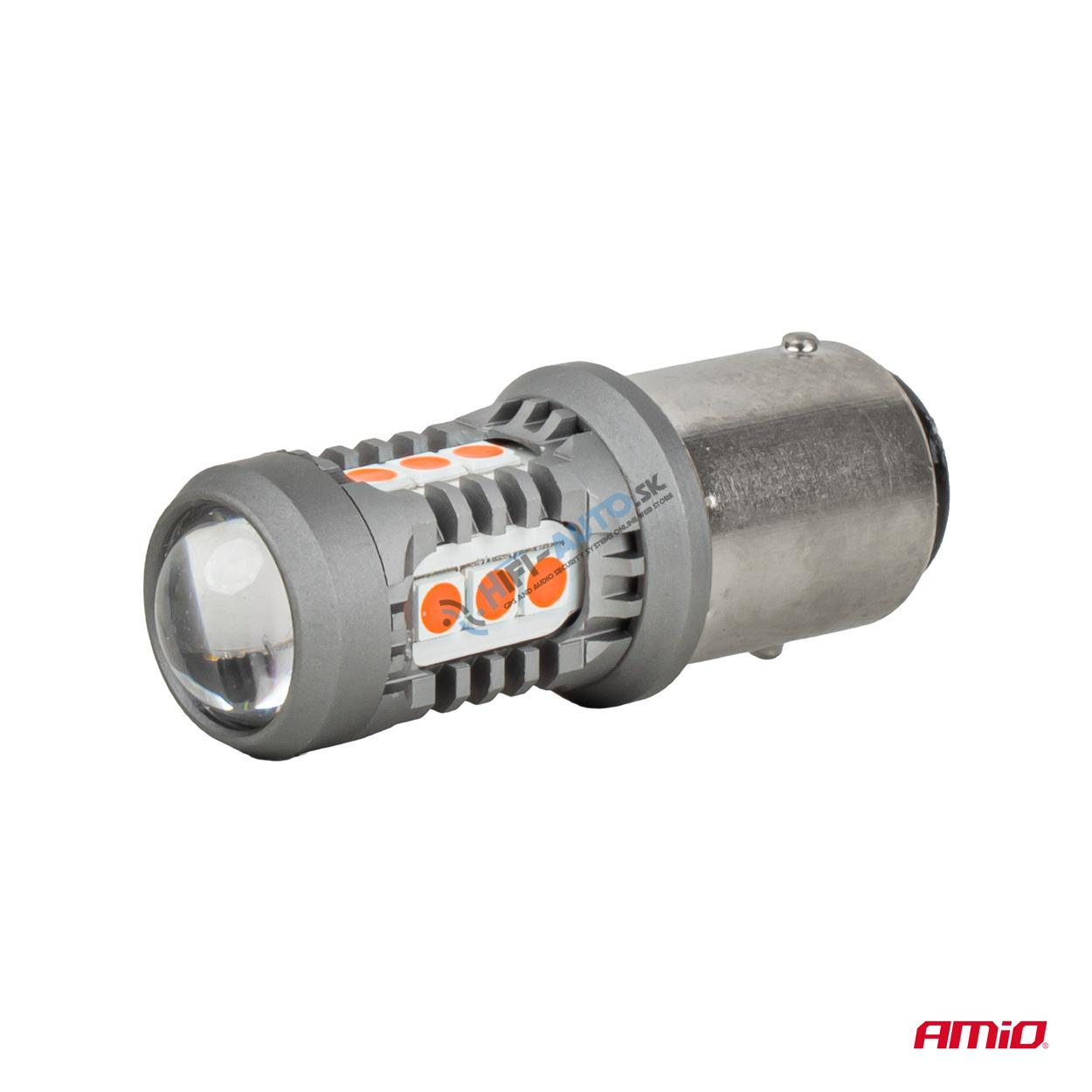 LED žiarovky STANDARD BAY15D P21/5W 3030 15SMD Red 12/24V