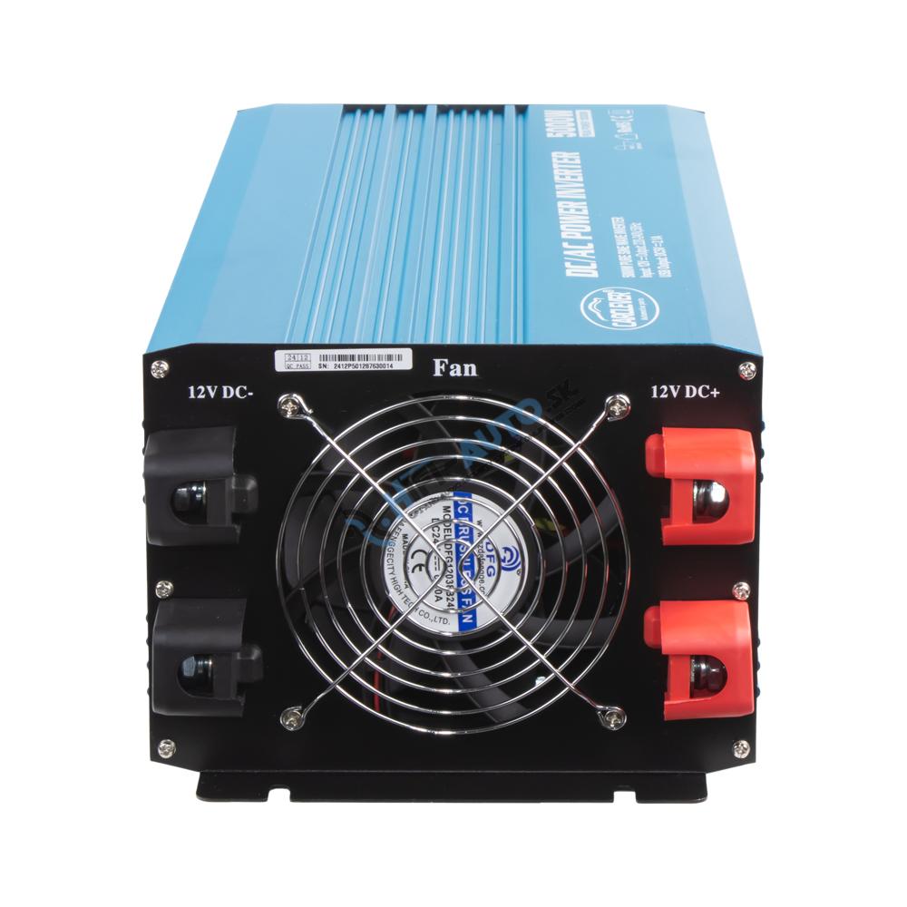 Sínusový menič napätia z 12/230V + USB, 5000W