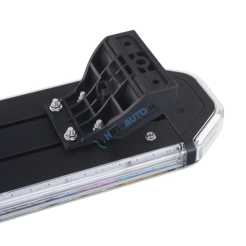 SLIM LED rampa 1336mm, oranžová, 12-24V, 360 x LED, 76W, ECE R65