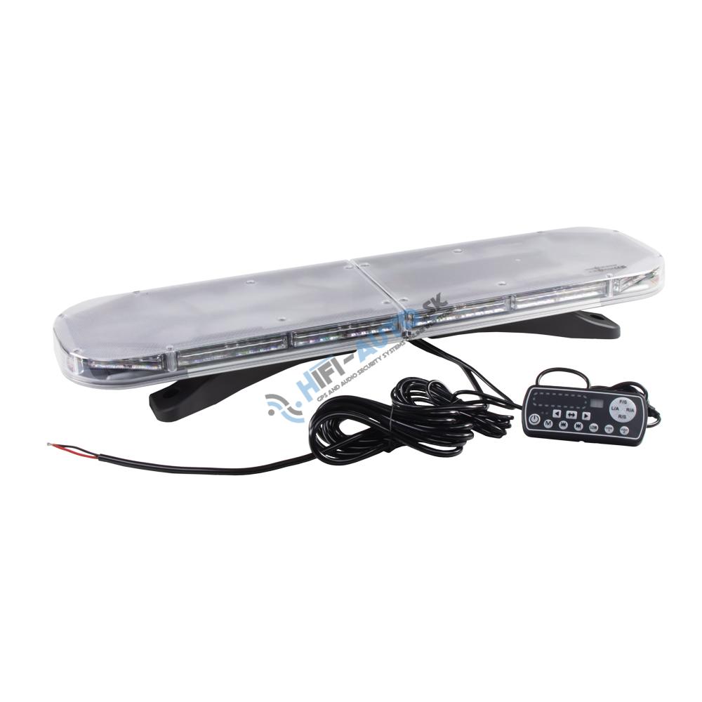 LED rampa 834mm, modrá, 12-24V, ECE R65