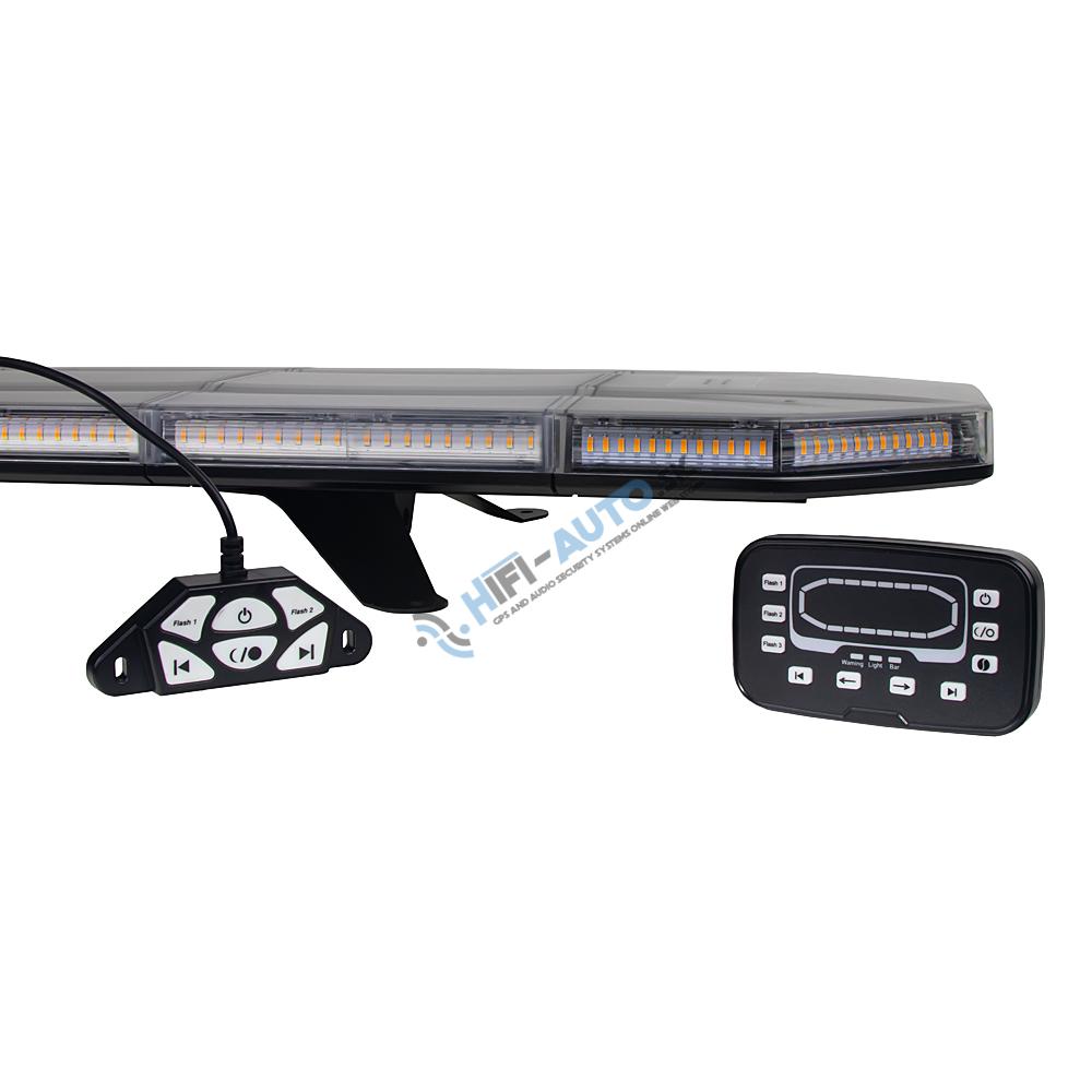LED rampa 1224mm, oranžová, 12-24V, 234x1W LED, ECE R65