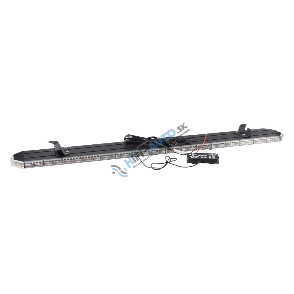 LED rampa 1400mm, oranžovo červeno / modrá + biela, 10-30V, ECE R65