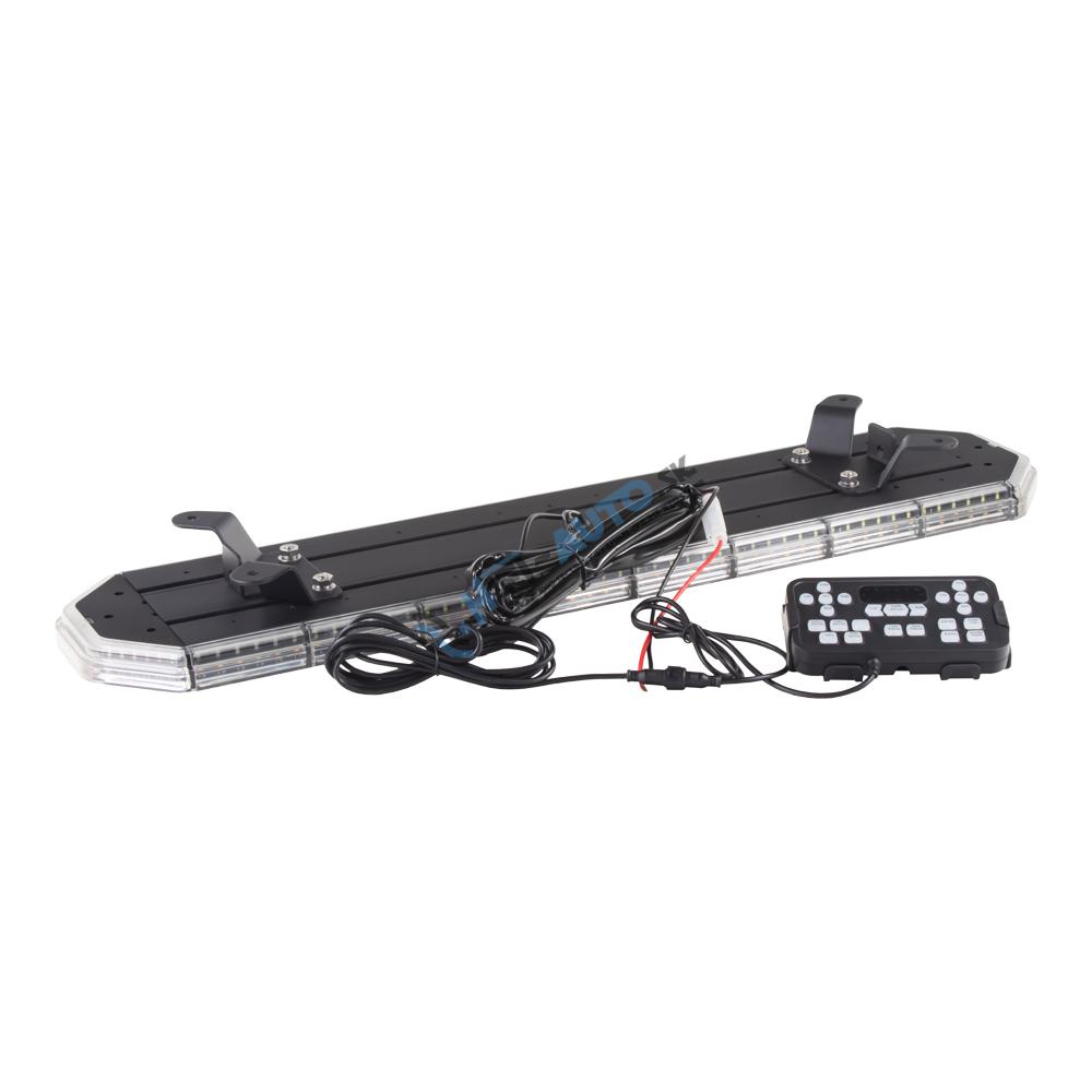LED rampa 760mm, oranžová + biela, 12-30V, ECE R65