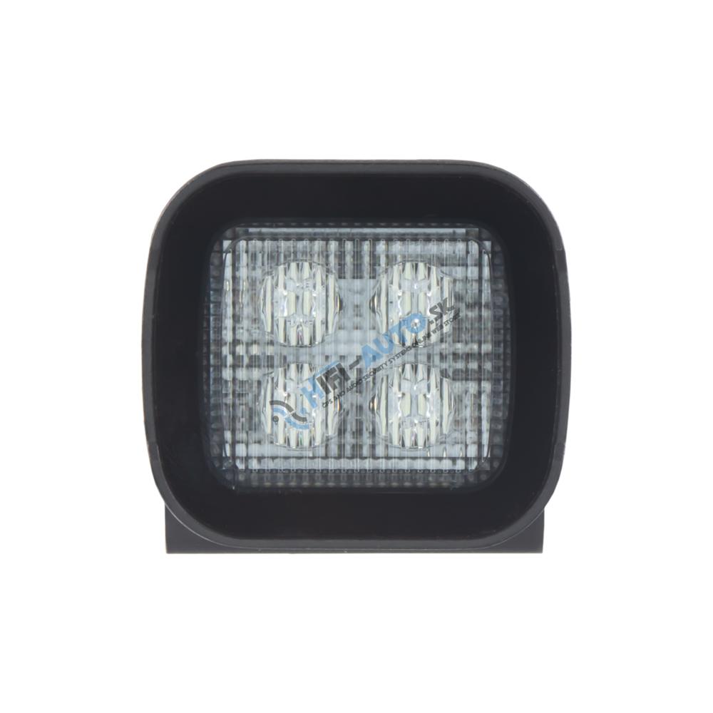 PREDATOR 4x3W LED, 12-24V, modrý, ECE R65 na L držiaku