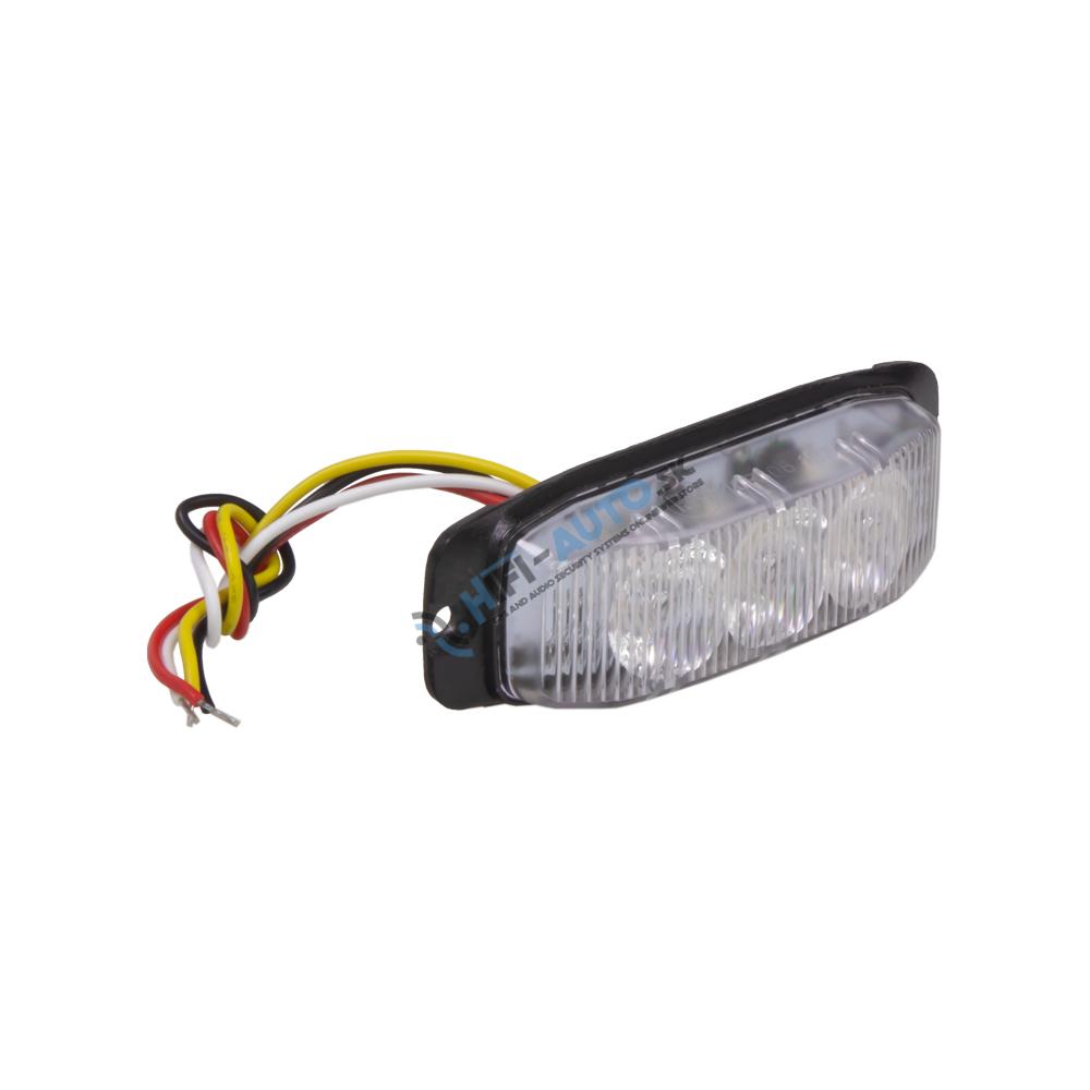 PROFI SLIM výstražné LED svetlo vonkajšie, oranžové, 12-24V, ECE R65