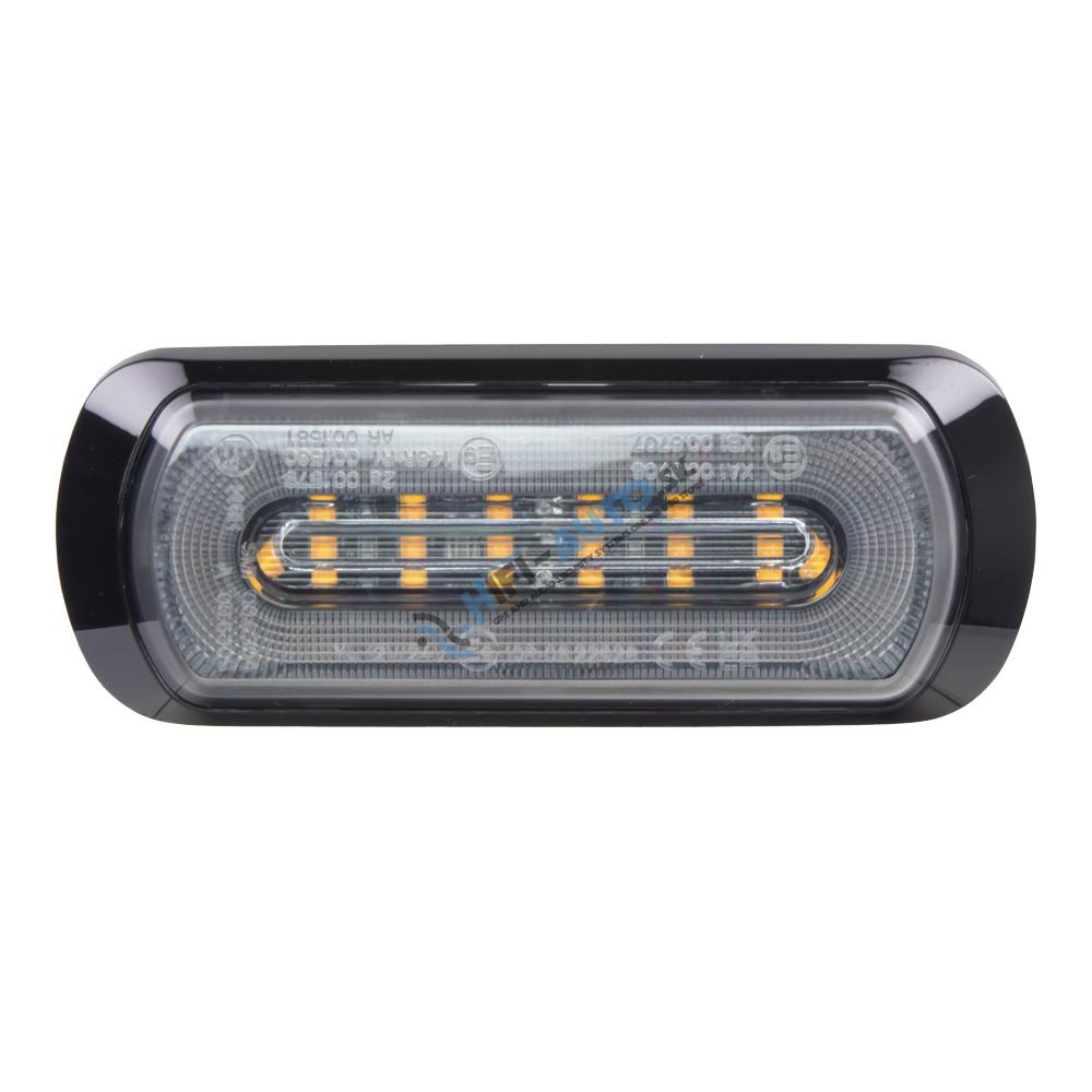 Pozičné a výstražné LED svetlo vonkajšie, oranžové, 12-24V, ECE R65