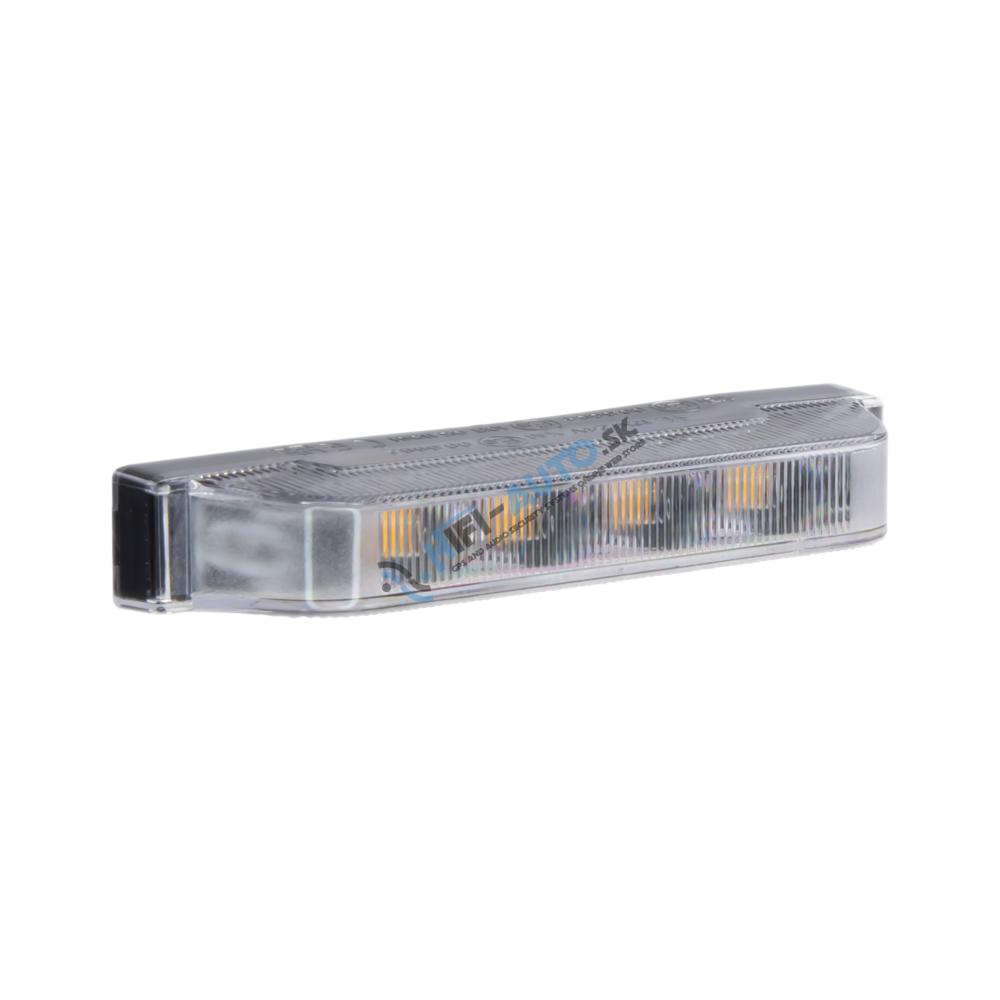 PROFI výstražné LED svetlo vonkajšie, oranžové, 12-24V, ECE R65