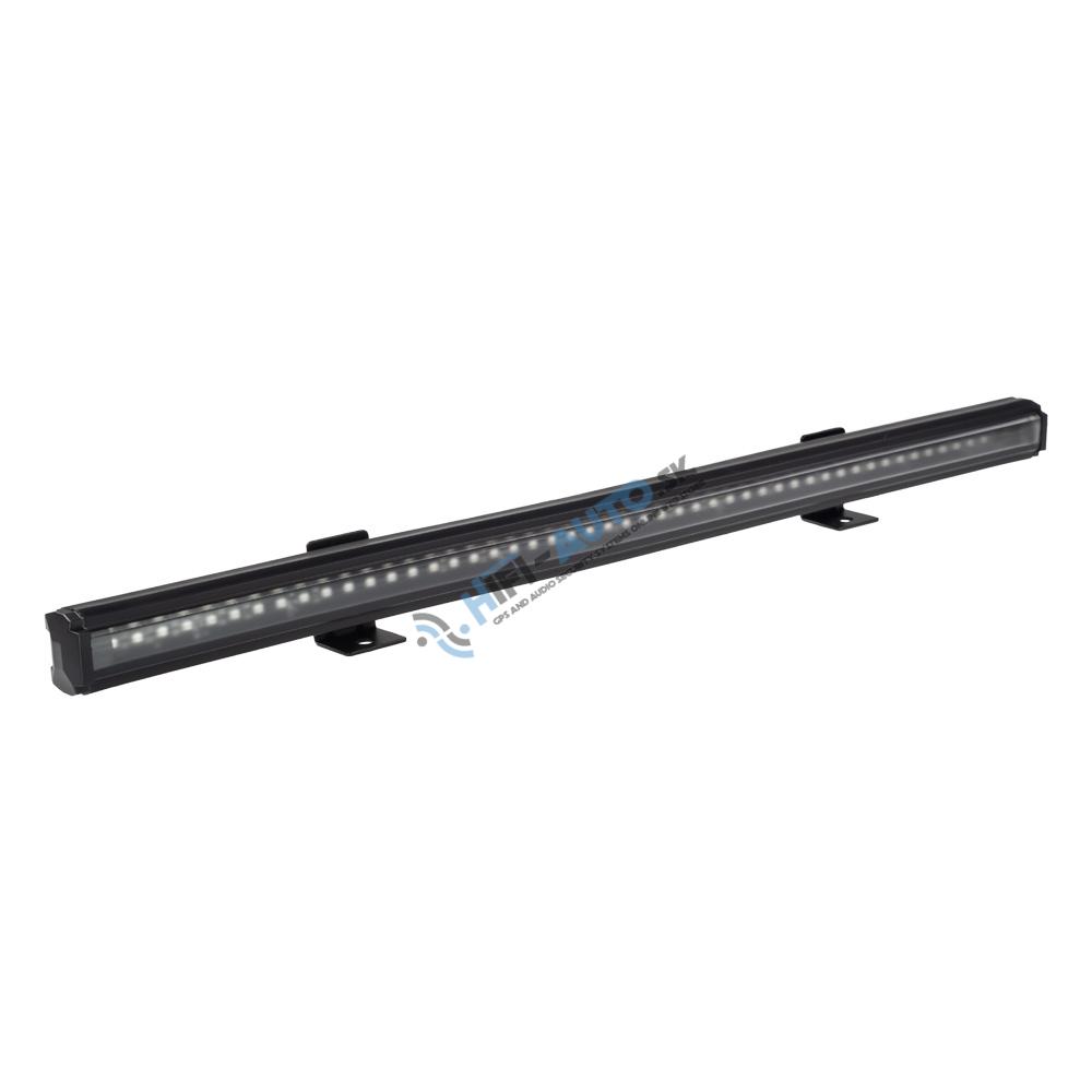 Gumové výstražné LED svetlo vonkajšie, modro-červené, 12/24V, 440mm