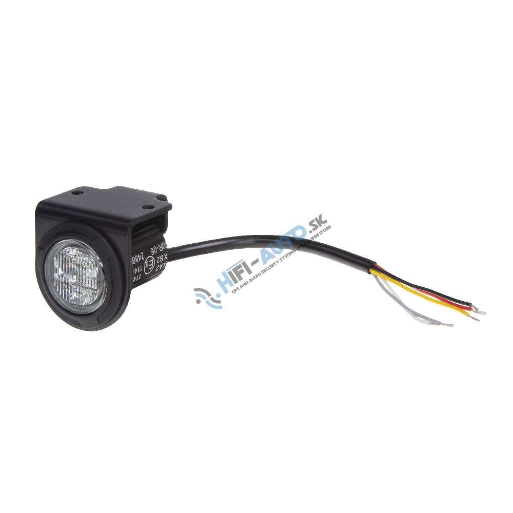 PROFI výstražné LED svetlo vonkajšie modré, 12-24V, ECE R65