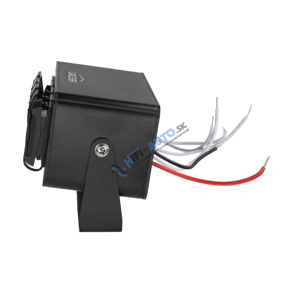 Panel s 4x spínačmi Rocker, voltmeter + USB/USB-C zásuvka, 12/24V