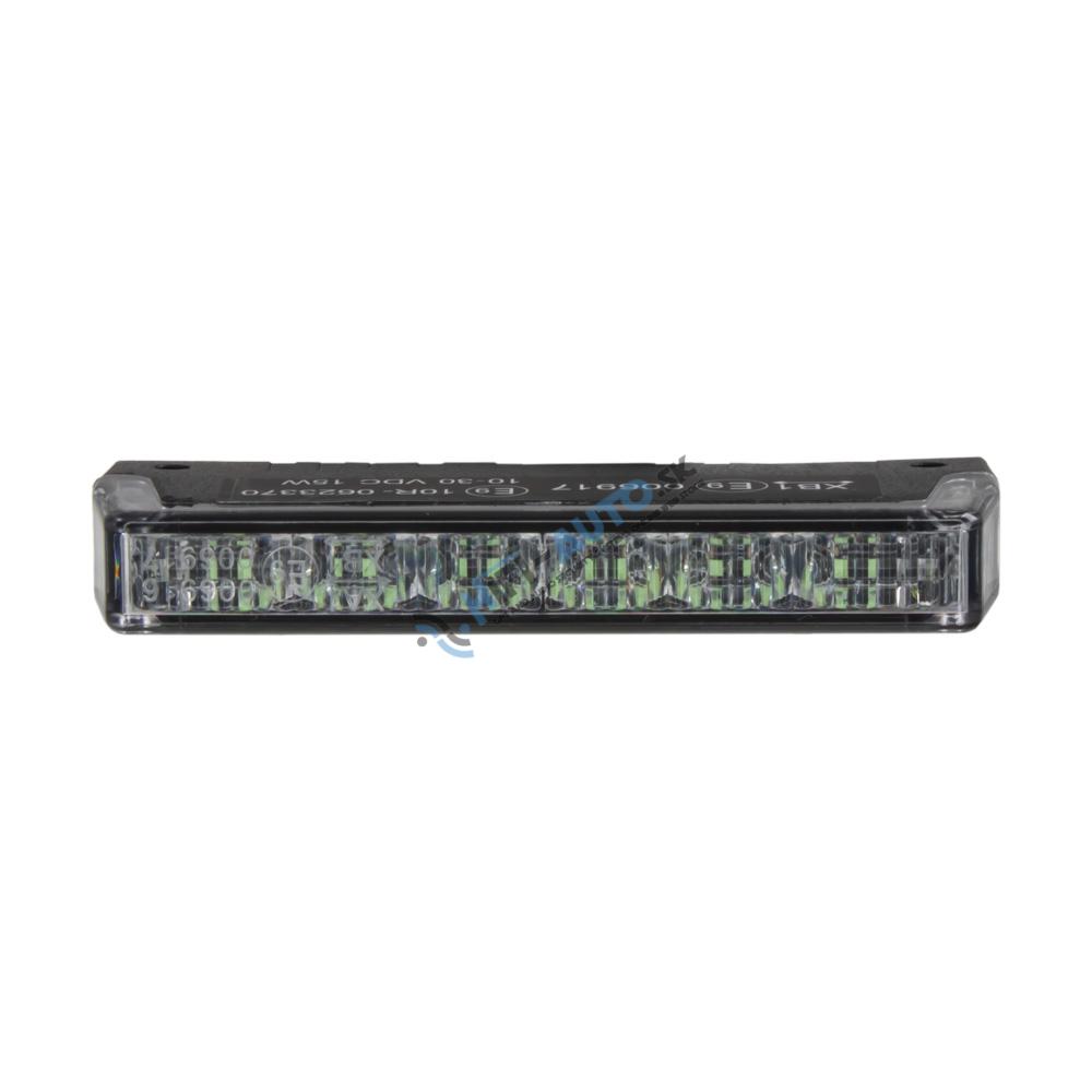 PROFI SLIM výstražné LED světlo vnější, do mřížky, modré, 12-24V, ECE R65