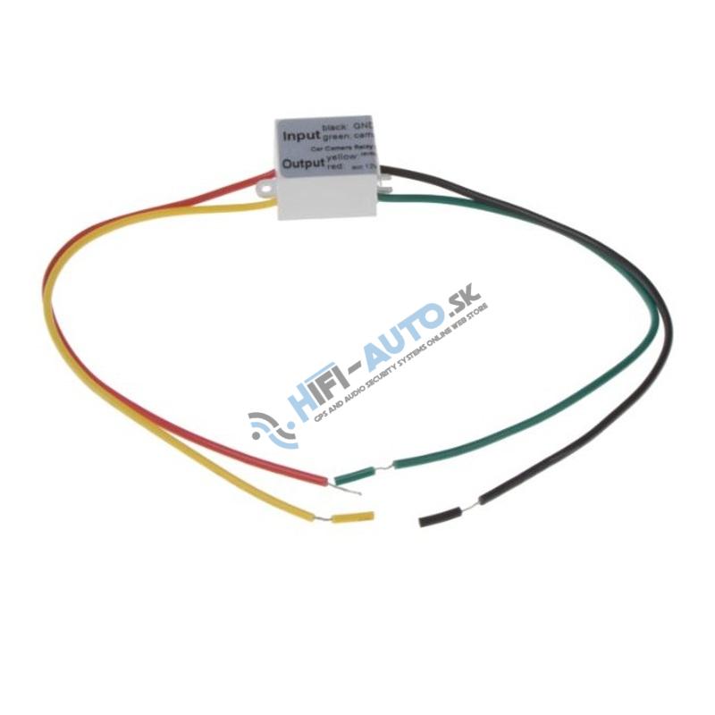 Oddeľovacie relé pre napájanie kamery 12V