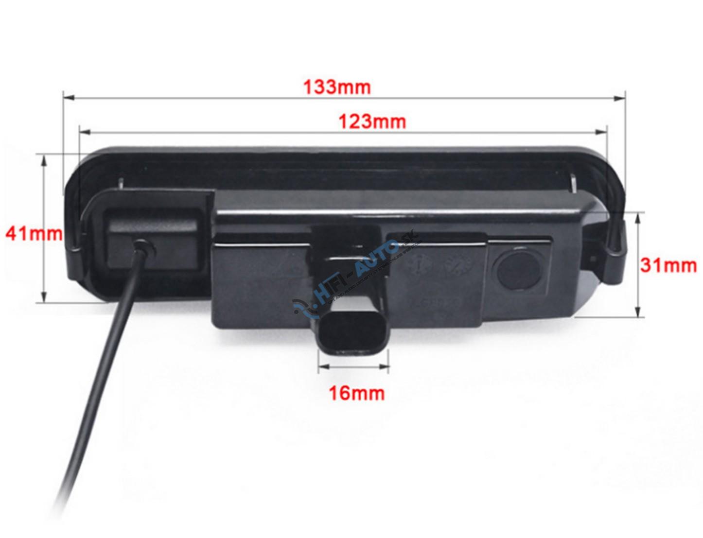 Cúvacia kamera FORD FOCUS 2012 v kľučke - verzia 2.
