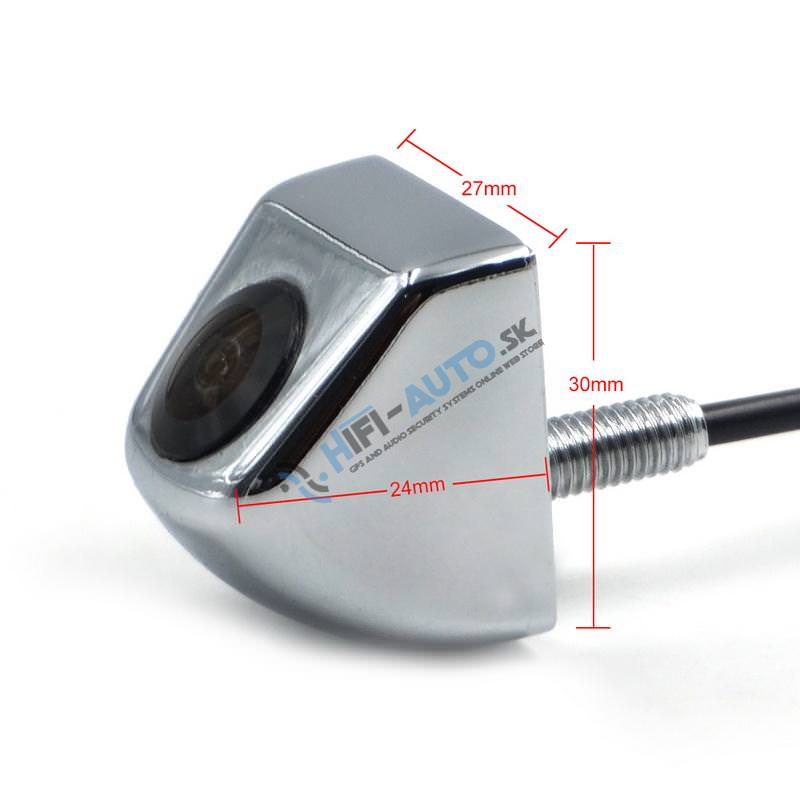 AHD 720 mini kamera 4PIN strieborná, PAL vonkajšia