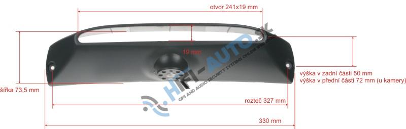 Cúvacia kamera Iveco Daily 2011-2014 SONY