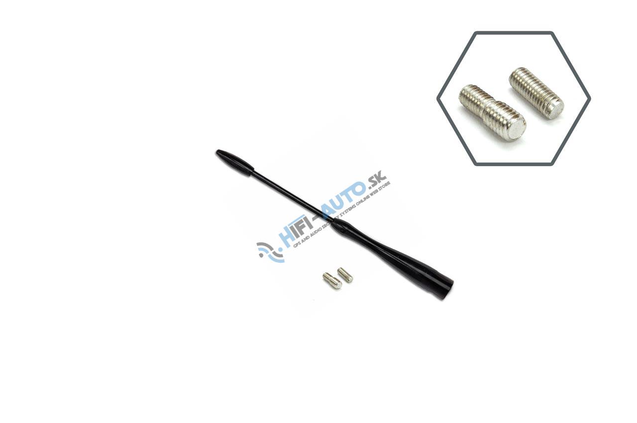 Prút autoantény 16 cm 5/6mm adaptér