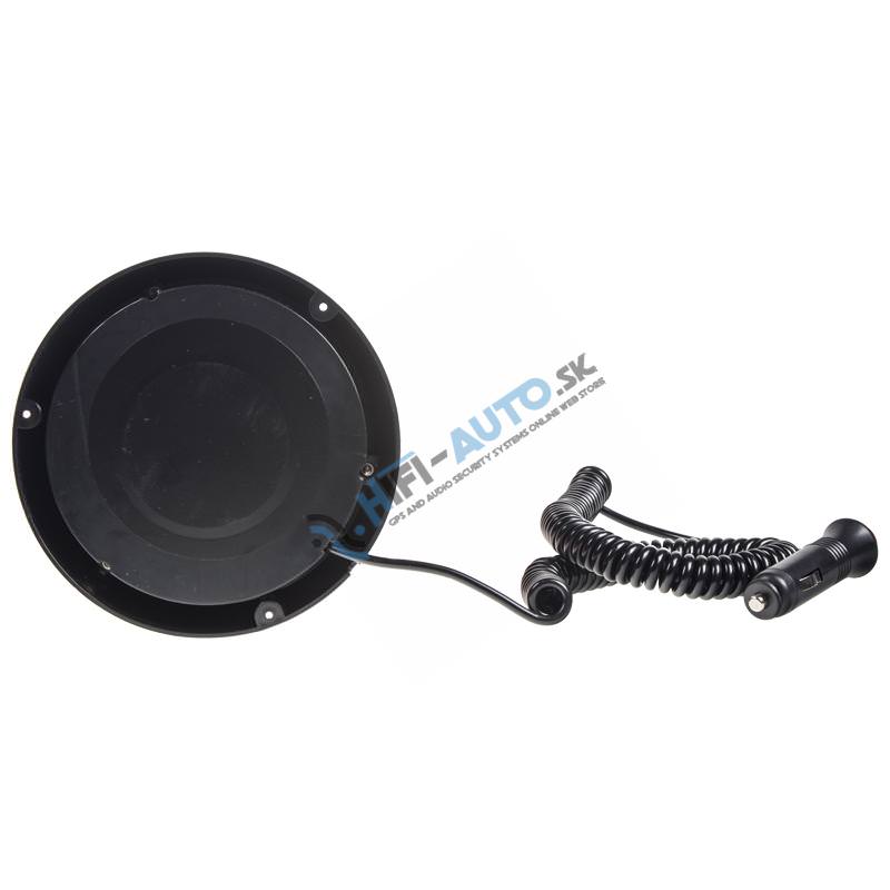 LED maják, 12-24V, oranžový magnet, homologácia