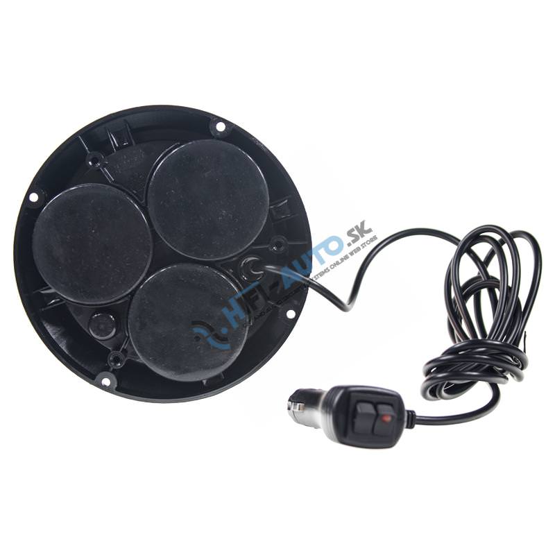 PROFI LED maják 12-24V 36x0,5W oranžový magnet ECE R65 167x132mm