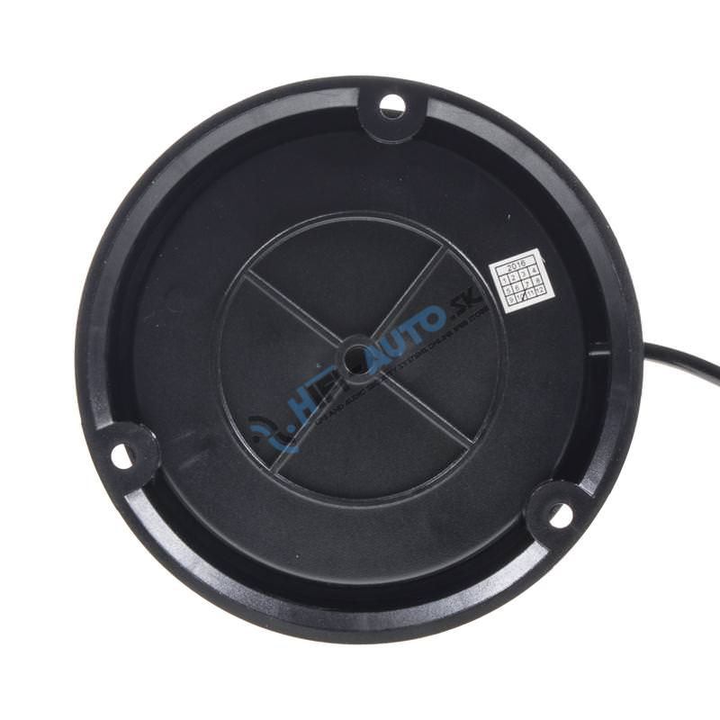 LED maják, 12-24V, 18x3W, oranžový fix, ECE R65