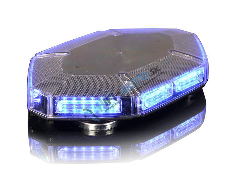 LED rampa 419 mm, modrá, magnet, 12-24V