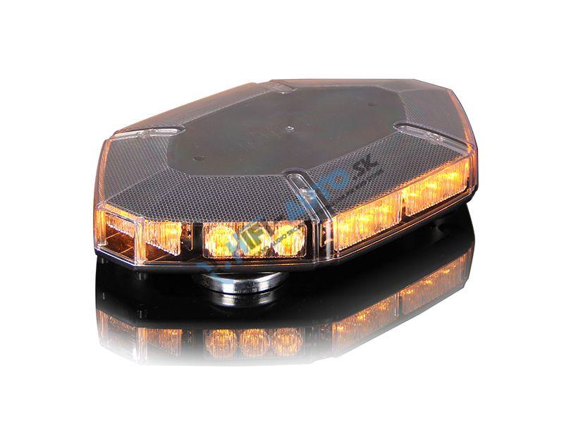 LED rampa 419 mm, oranžová, magnet, 12-24V, ECE R65
