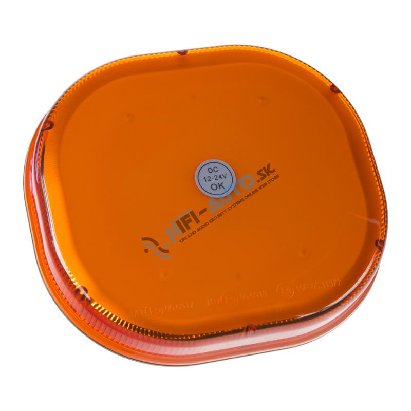 Rampa oranžová, 32LEDx1W, pevná montáž, 12-24V, 200 mm, ECE R65
