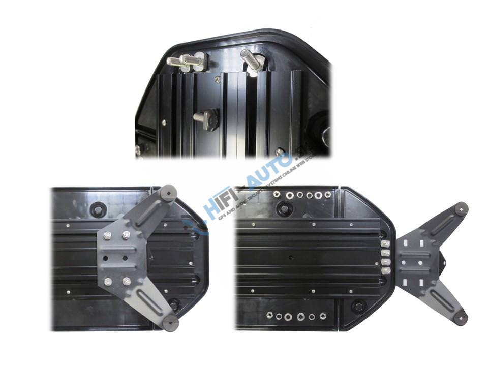 LED rampa 694 mm, oranžová, 12-24V, homologácia ECE R65