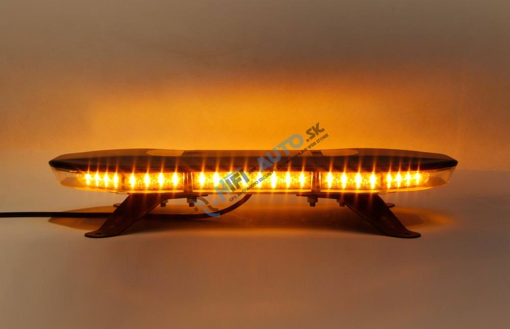 LED rampa 1181 mm, oranžová, 12-24V, homologácia ECE R65