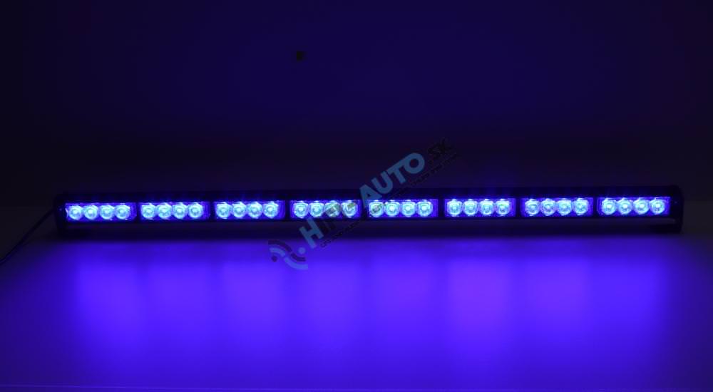 LED svetelná alej, 32x3W LED, modrá 910 mm, R10