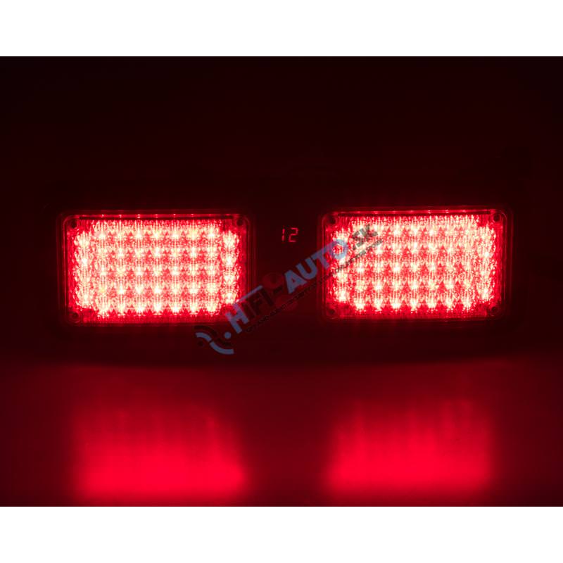 PREDATOR dual LED vnútorný, 12V, červený, 320 mm