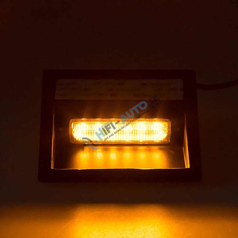 PREDATOR LED vnútorný, 6x LED 5W, 12/24V, oranžový, ECE R65