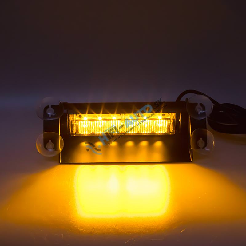 PREDATOR LED vnútorný, 6x3W, 12-24V, oranžový, 210 mm, ECE R10