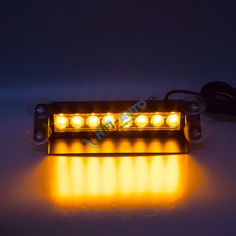 PREDATOR LED vnútorný, 8x3W, 12-24V, oranžový, 240 mm