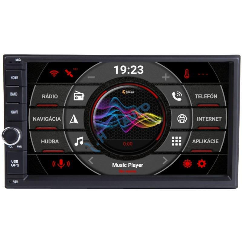 ANDROID 14 2DIN autorádio WIFI, GPS, USB