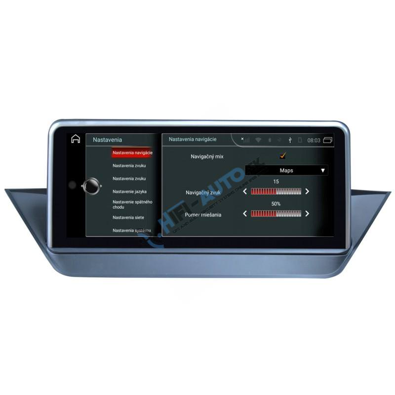 ANDROID 15 BMW X1 E84 autorádio