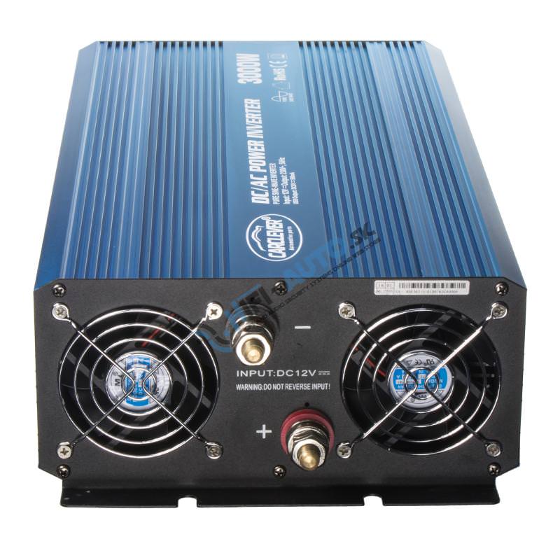 Sínusový menič napätia z 12/230V + USB, 3000W