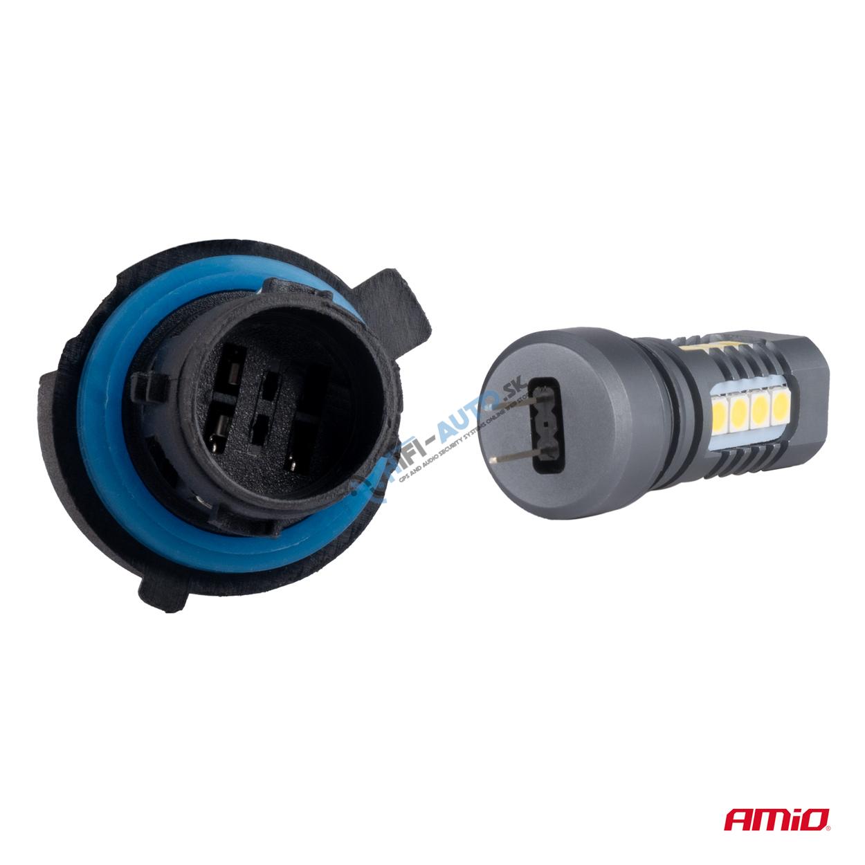 LED žiarovky HP24W CANBUS 3020 18SMD 3030 biela 12V-24V