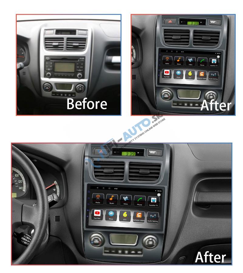 ANDROID 14 Kia Sportage 2 autorádio