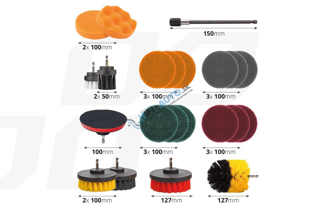 Sada čistiacich kief - 22ks