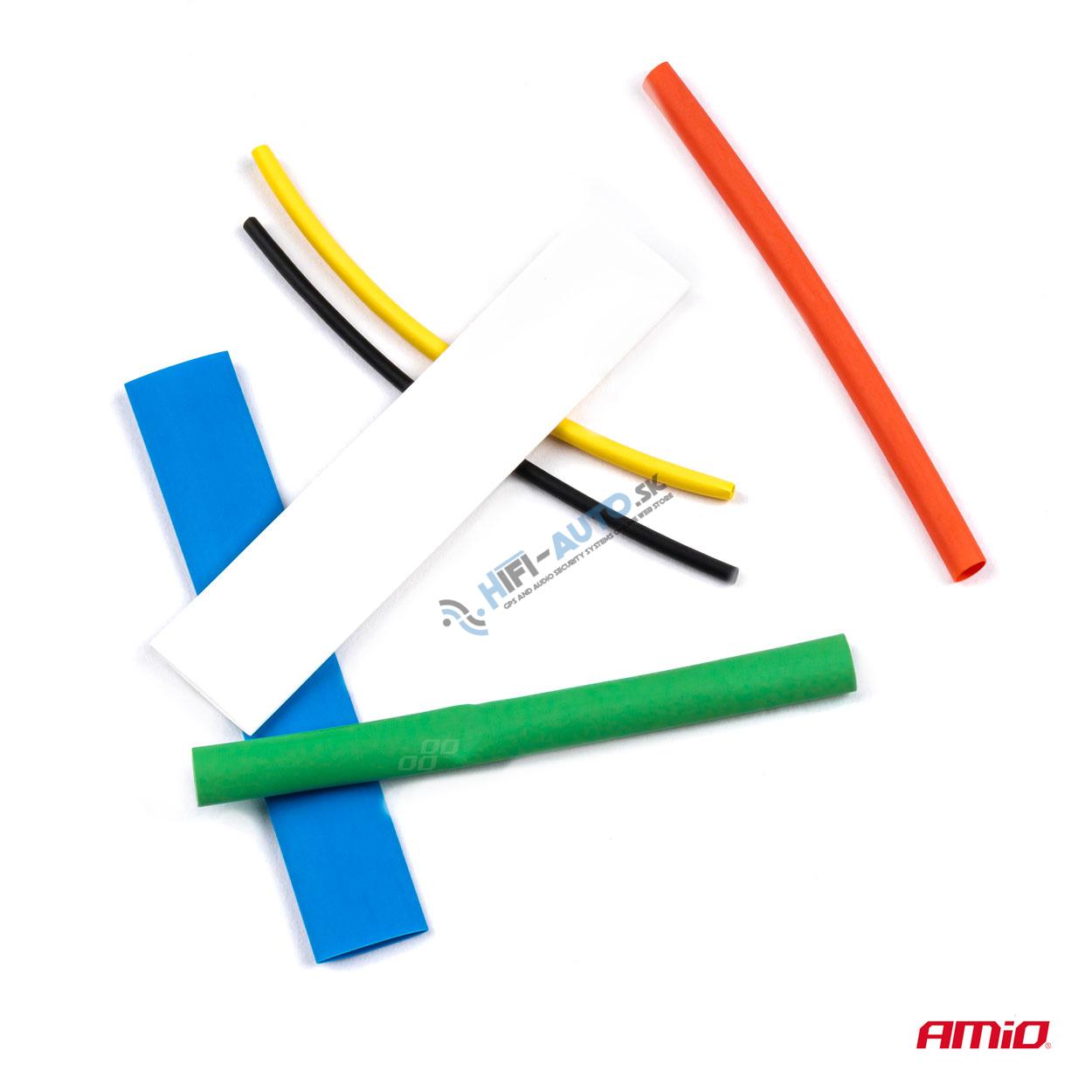 Sada teplom zmršťovacích bužírok 100ks farebných